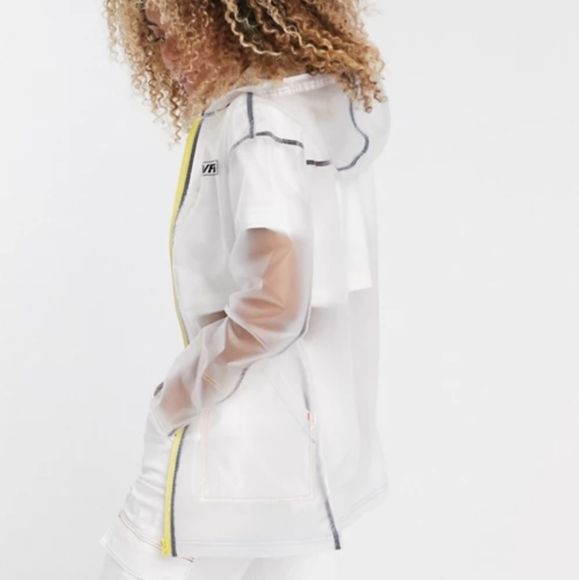 Vans Womens Raincoat Parka Jacket Hooded - Picture 3 of 11